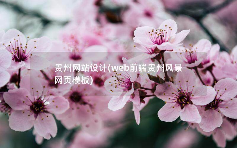 貴州網(wǎng)站設(shè)計(web前端貴州風(fēng)景網(wǎng)頁模板)