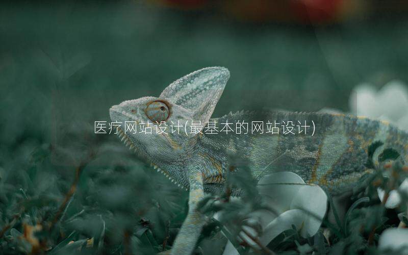 醫療網站設計(最基本的網站設計)